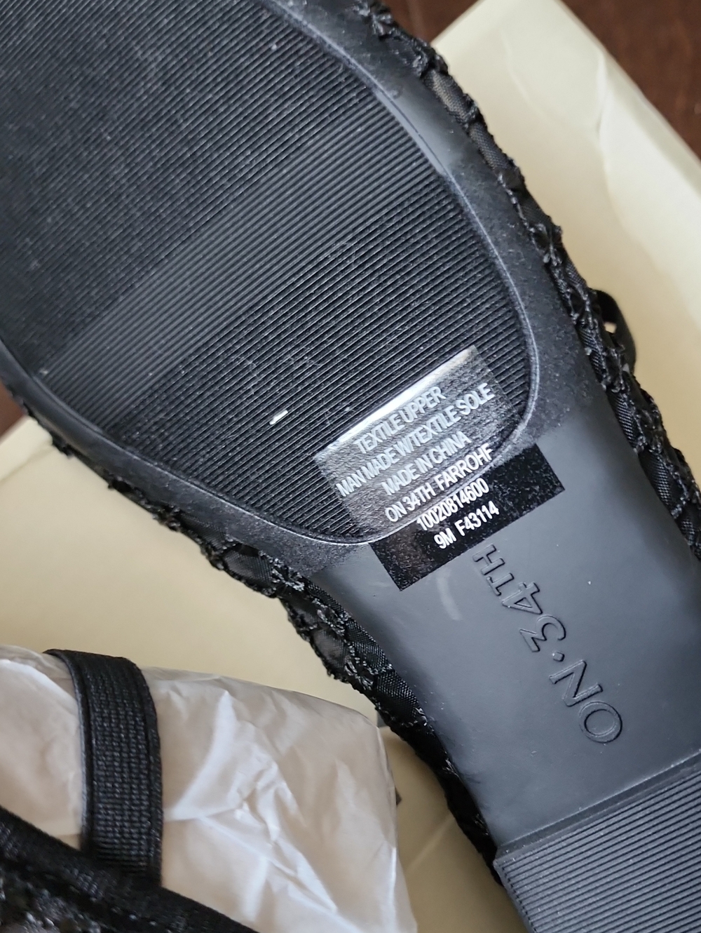 New On 34th Women's Farroh Flats, Sz. 9 - Picture 7 of 8